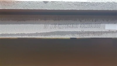 200 ton płyt okrętowych DNV wyeksportowanych do Indii